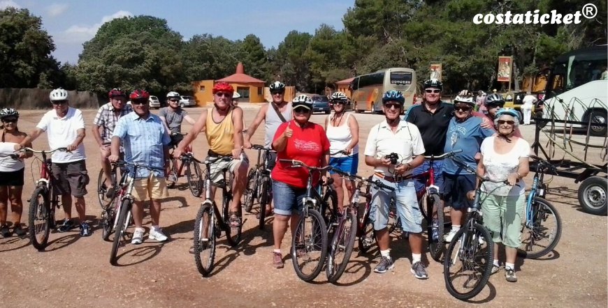 Group of Ladies in Benidorm Downhill Bike Ride